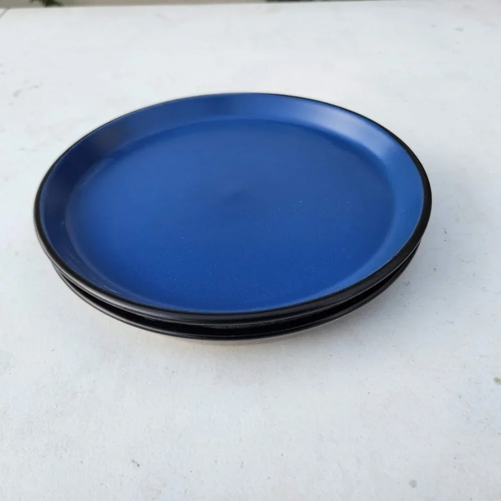 NEW Set of 2 Stone Lain Stoneware Plates 7.5